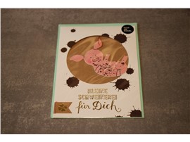 Grußkarte "Eine kleine Schweinerei für dich" kaufen - Im Onlineshop für Garten
